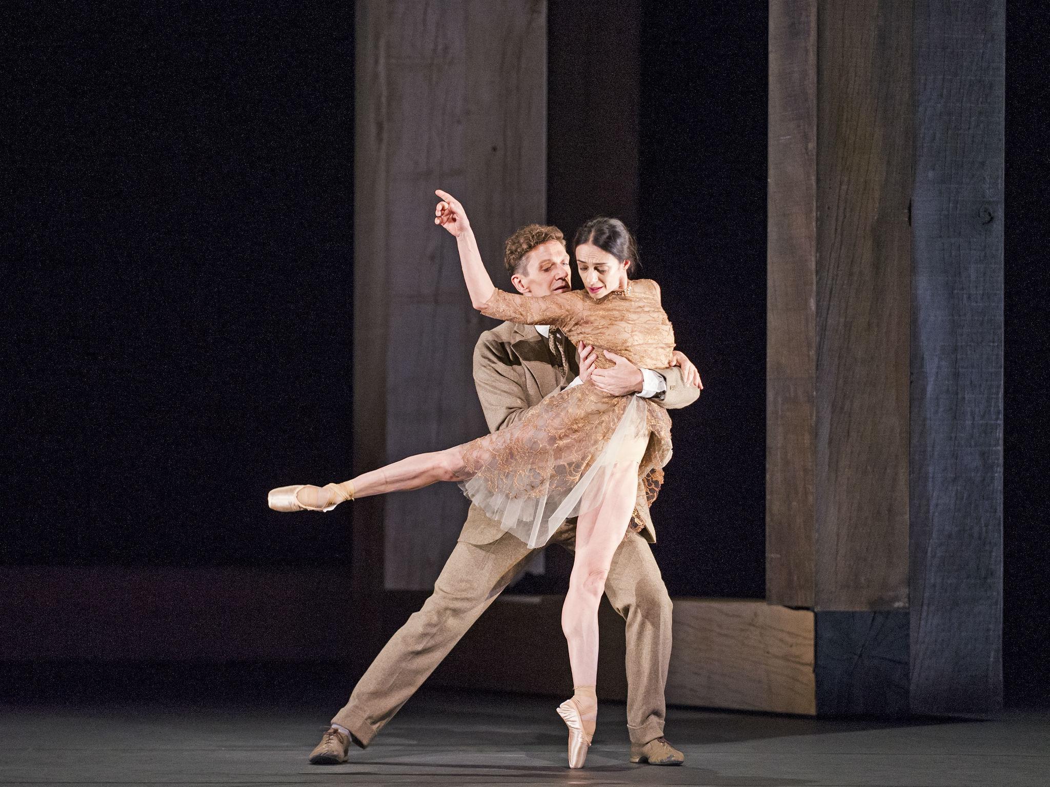 Gary Avis and Alessandra Ferri perform in Wayne McGregor's ‘Woolf Works’ at the ROH