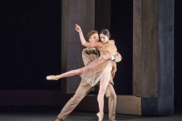 Gary Avis and Alessandra Ferri perform in Wayne McGregor's ‘Woolf Works’ at the ROH