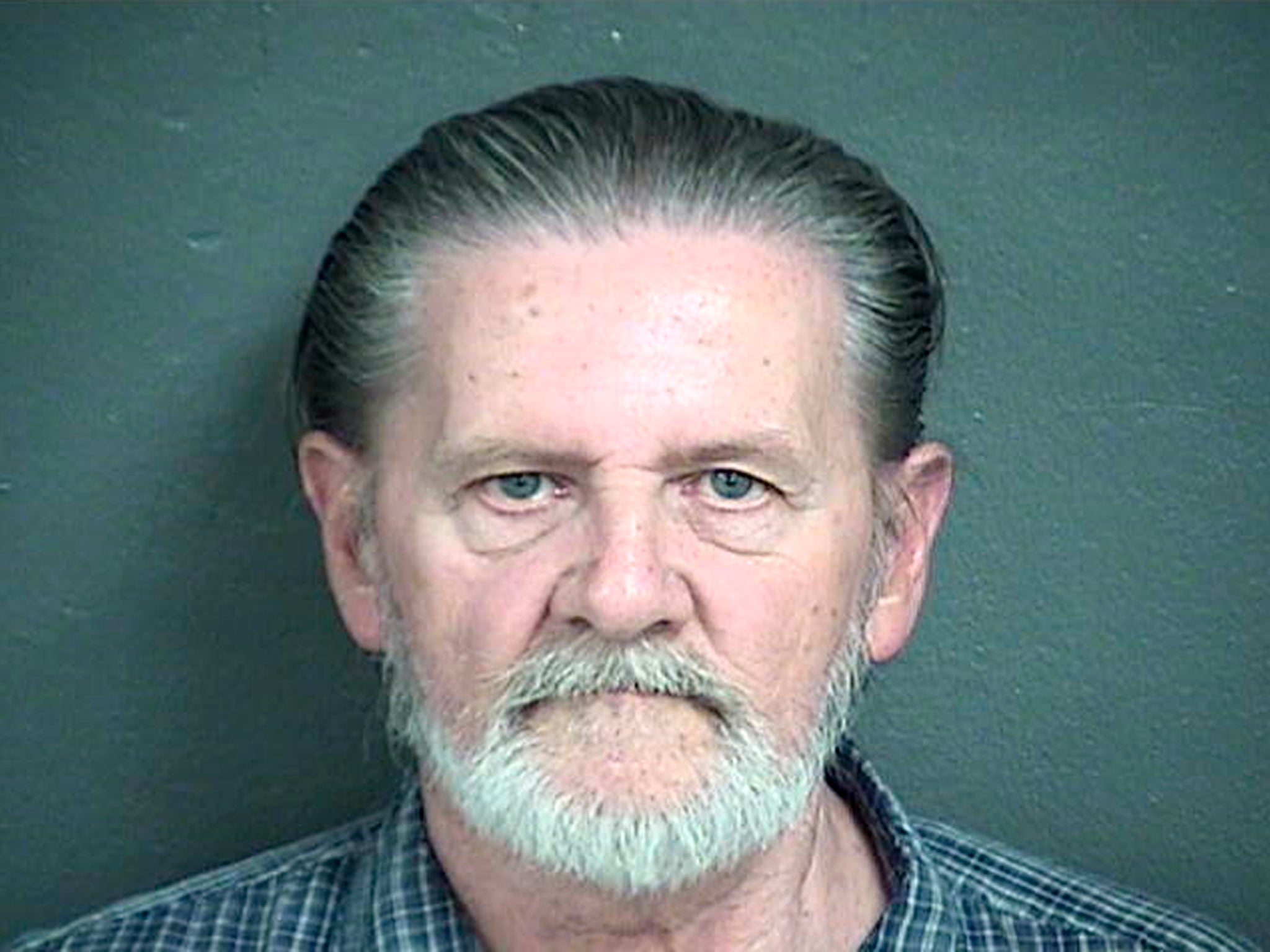 Lawrence John Ripple, 70, is shown in this Wyandotte County Detention Center in Kansas City