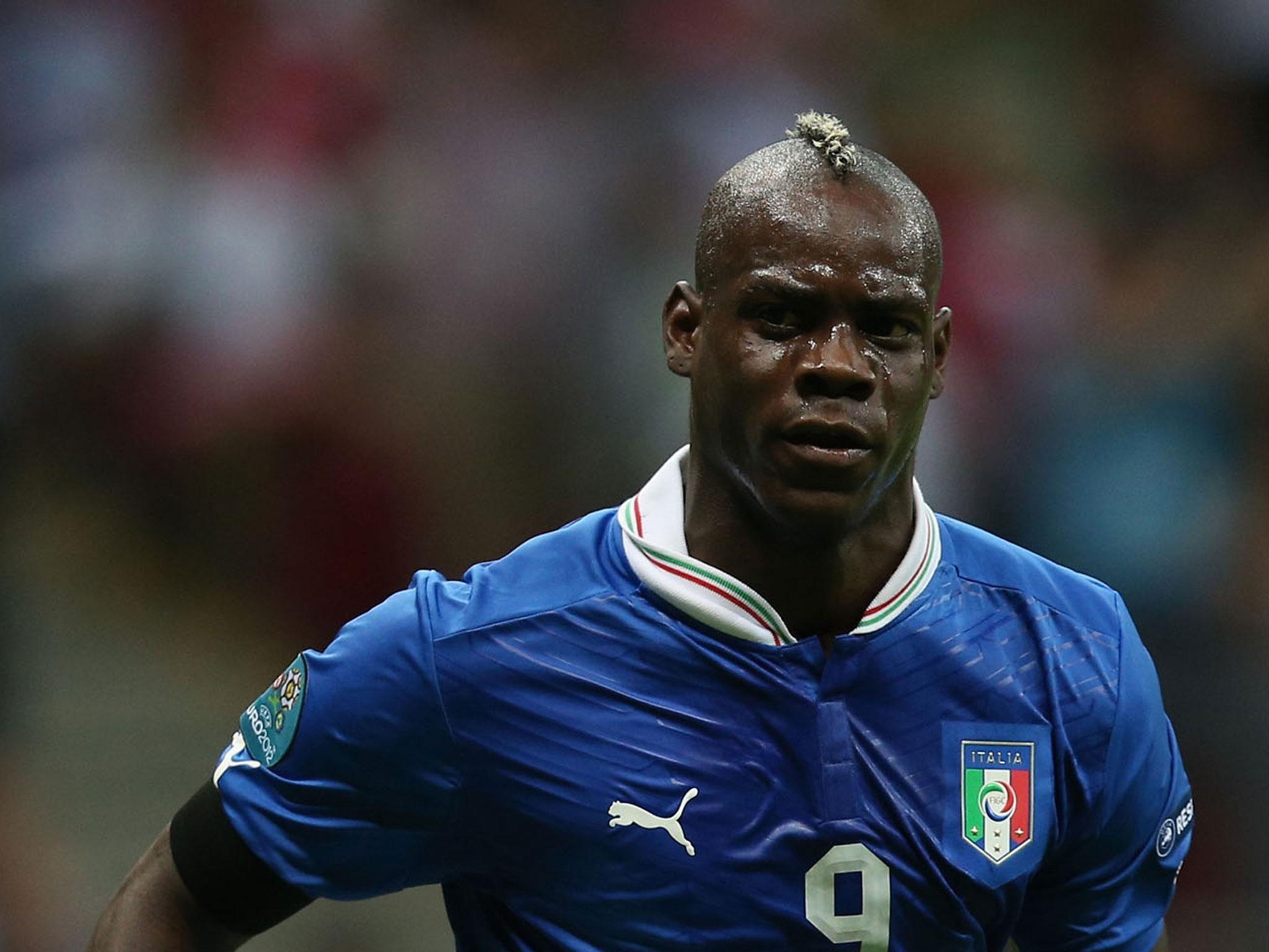 Balotelli has scored 13 goals in 33 appearances for the Azzurri