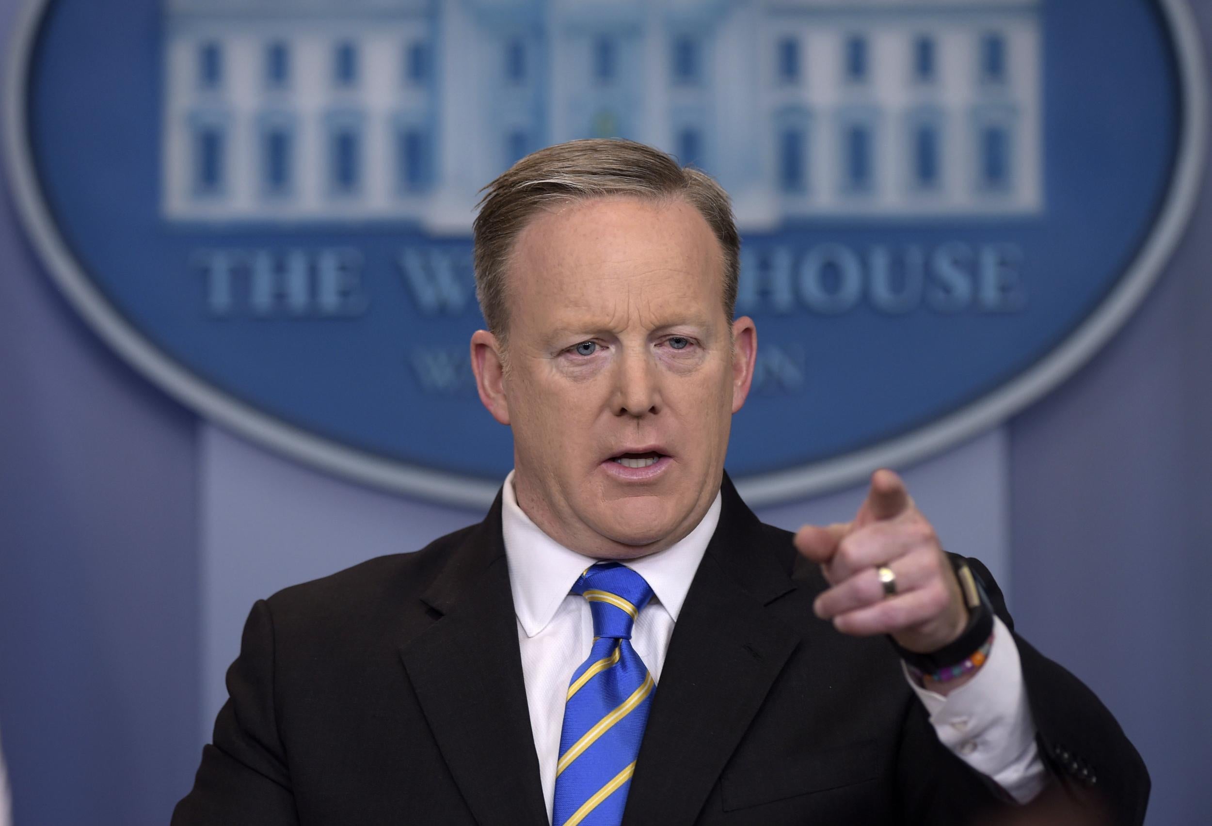 Mr Spicer said Donald Trump stood by his claim, for which there is no evidence