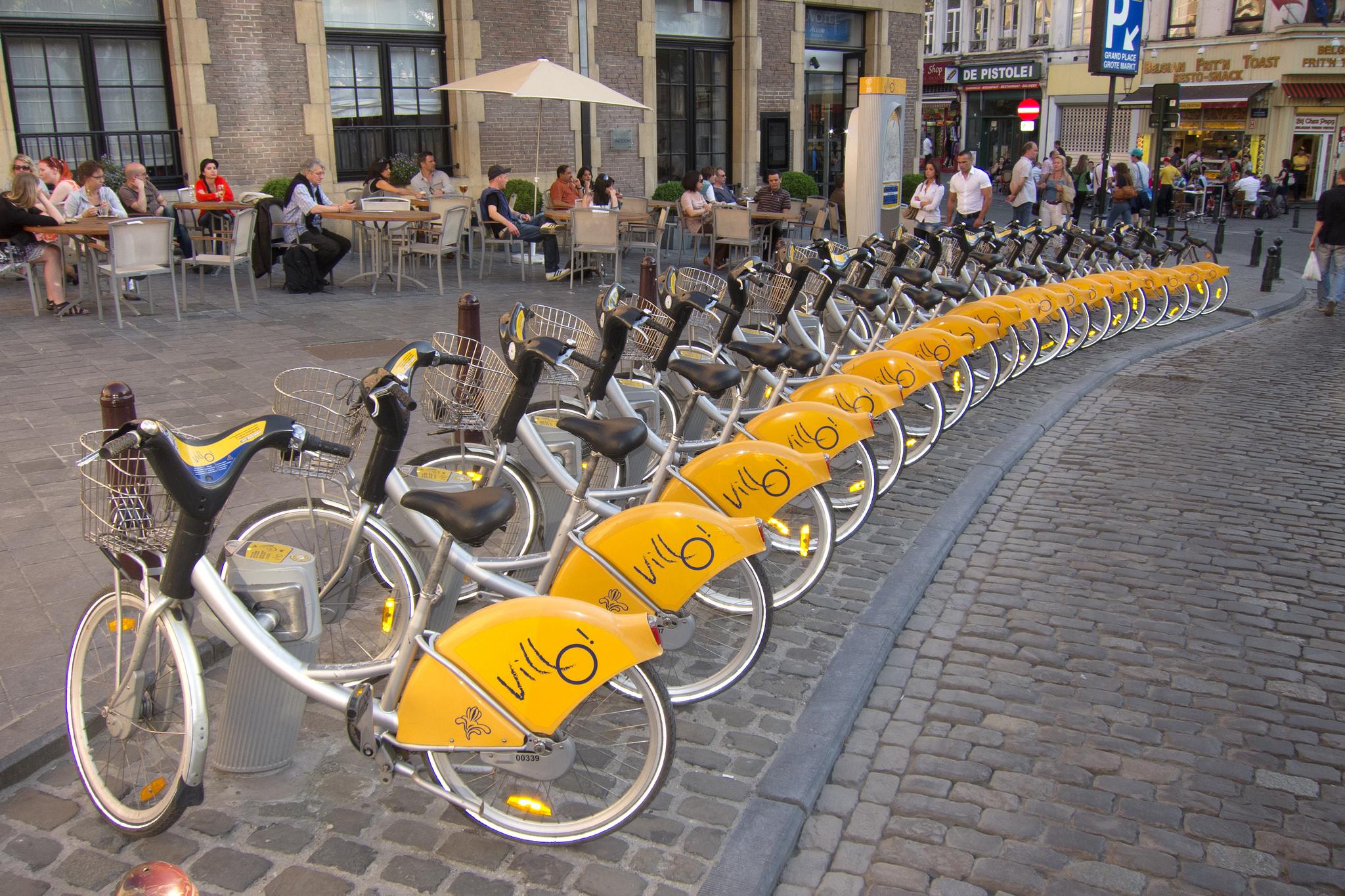 The cheap Villo! bike scheme is easy to use