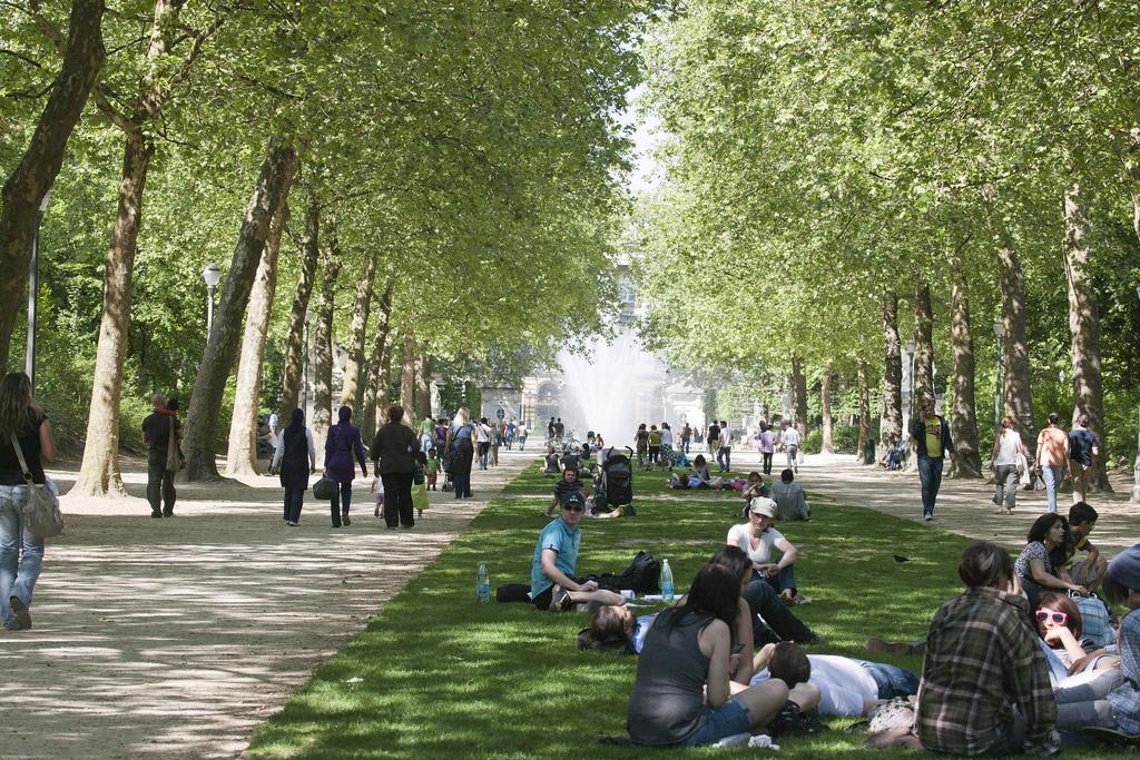 A summer day in Parc de Bruxelles