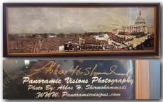 Donald Trump posts photograph of inauguration with wrong date