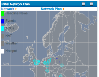 Poor outlook: Eurocontrol disruption map at 8am