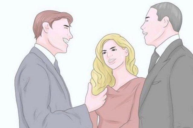 The cartoon used in a wikiHow article titled 'How to be a Congressman' showing Beyonce, Jay Z and Obama as white people