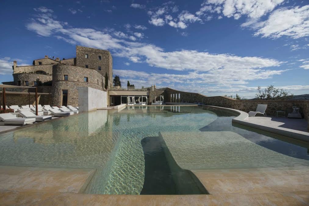 You’re on top of the world at the Castello di Velona in Tuscany