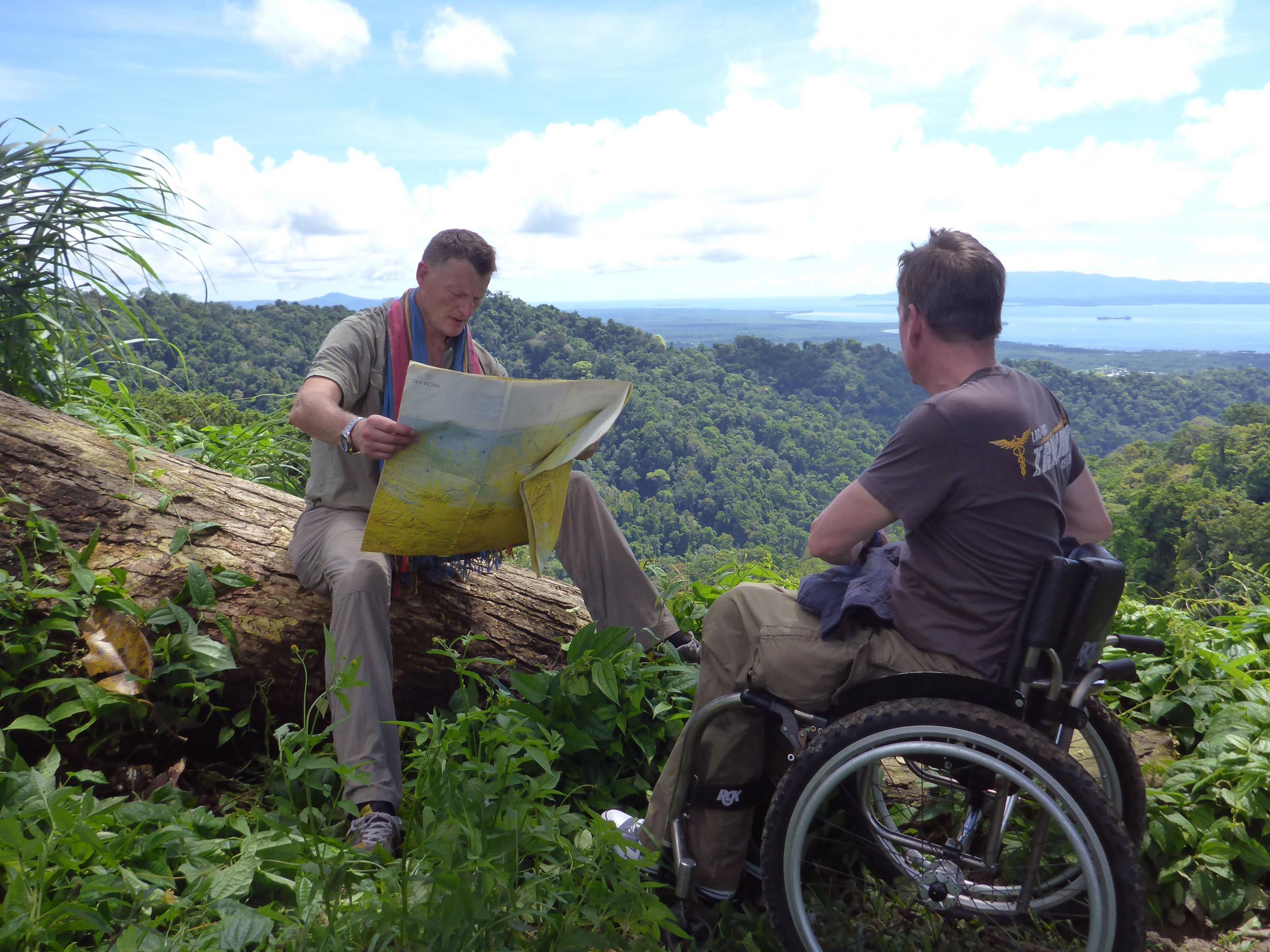 Benedict Allen and Frank Gardner plot their next move in ‘Birds of Paradise: the Ultimate Quest’