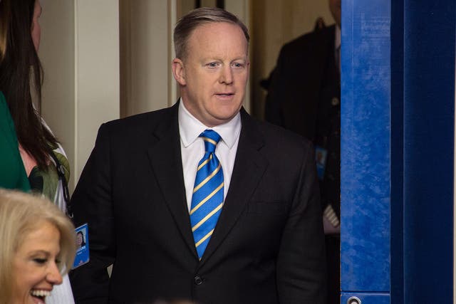 Mr Spicer confused reporters as to whether the tax was just a suggestion or White House policy