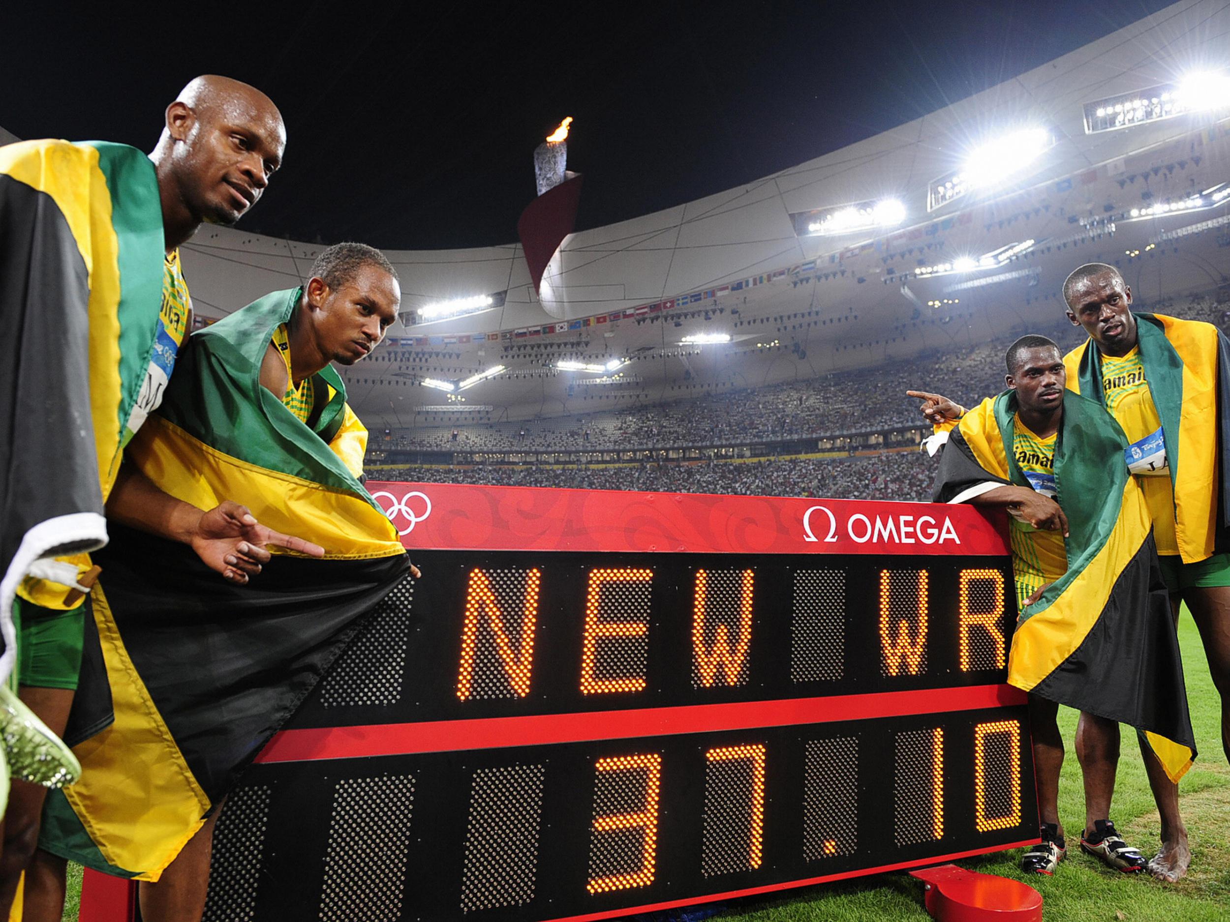 Jamaica have since set a new world record in the 4x100m event