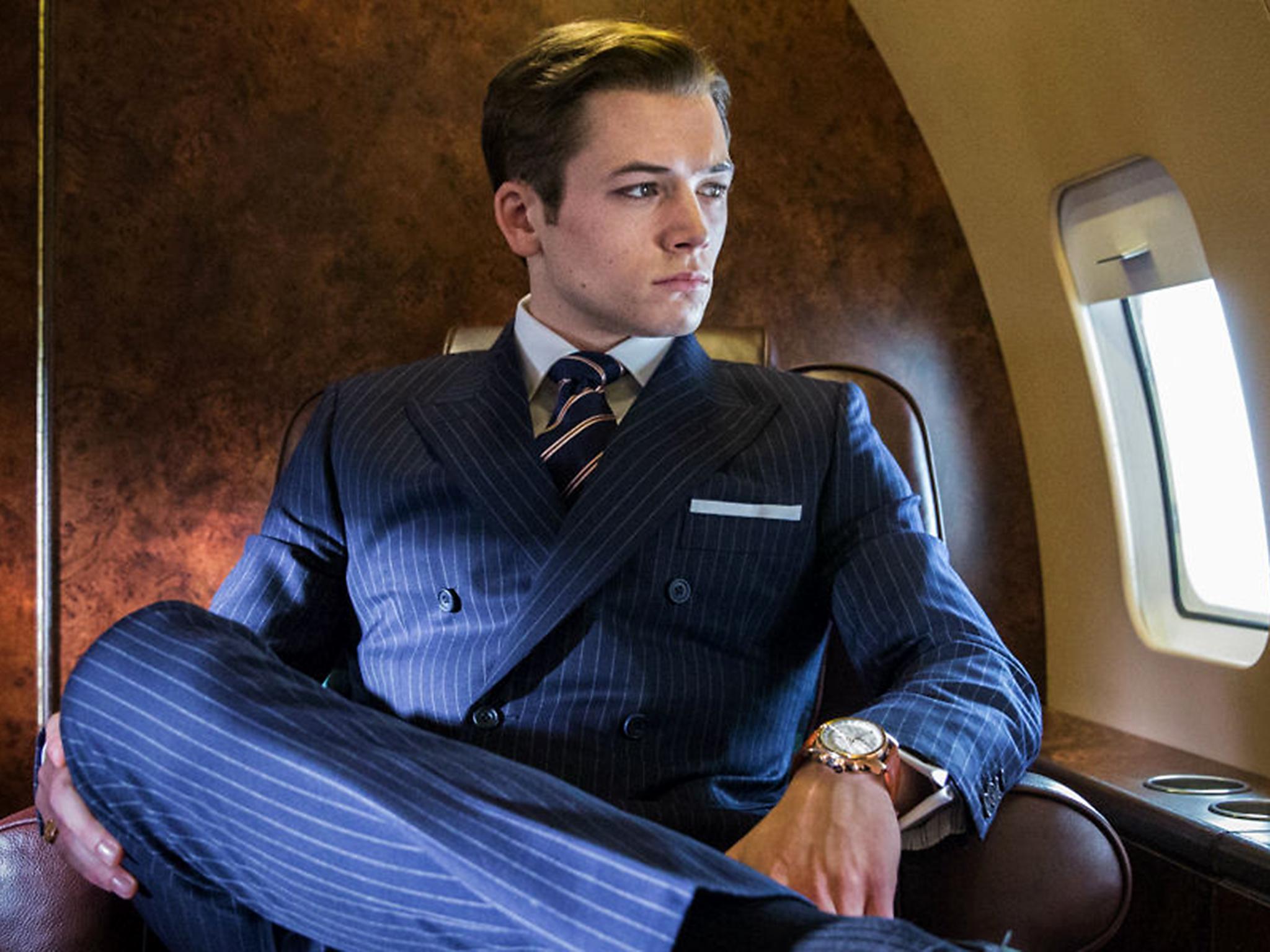 taron egerton kingsman suit