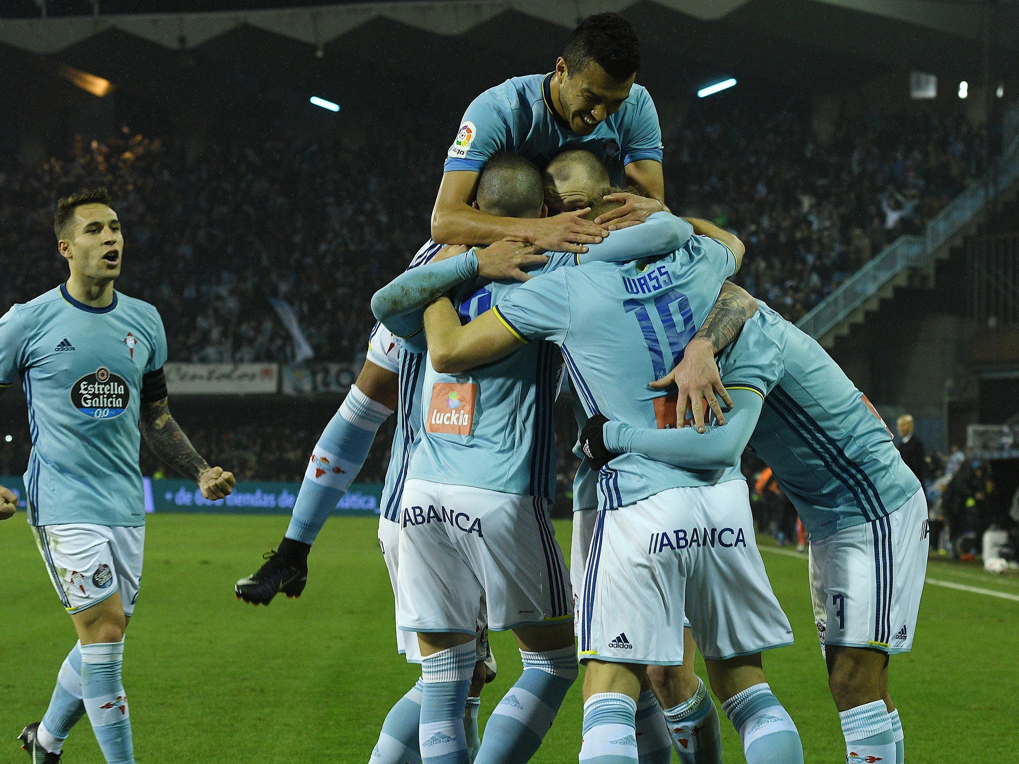 Celta took the lead through Danilo's first-half own goal