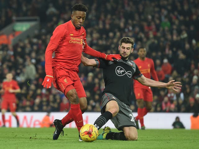 Jack Stephens, right, came into Claude Puel's side for the injured captain Virgil van Dijk 