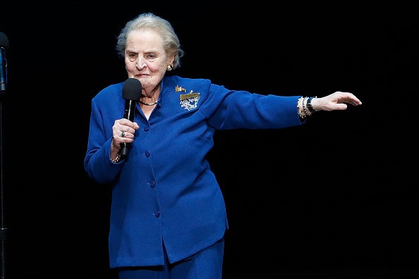 Madeleine Albright is the latest public figure to say she will register as Muslim in defiance of Donald Trump's planned database