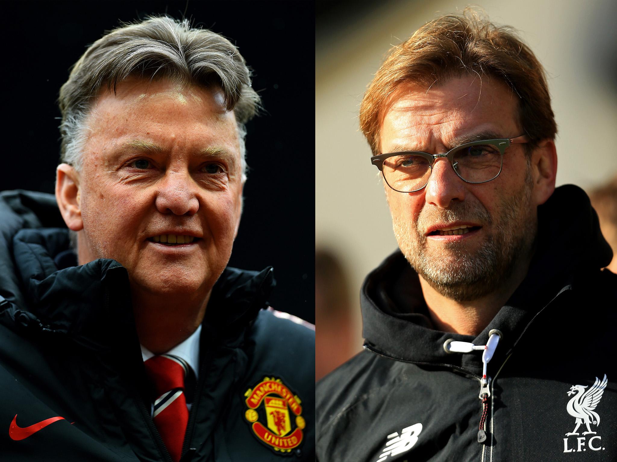 After 82 games in charge, Klopp has exactly the same win ratio as LVG