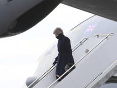 May flies into a storm: state trip overshadowed by Trump controversies