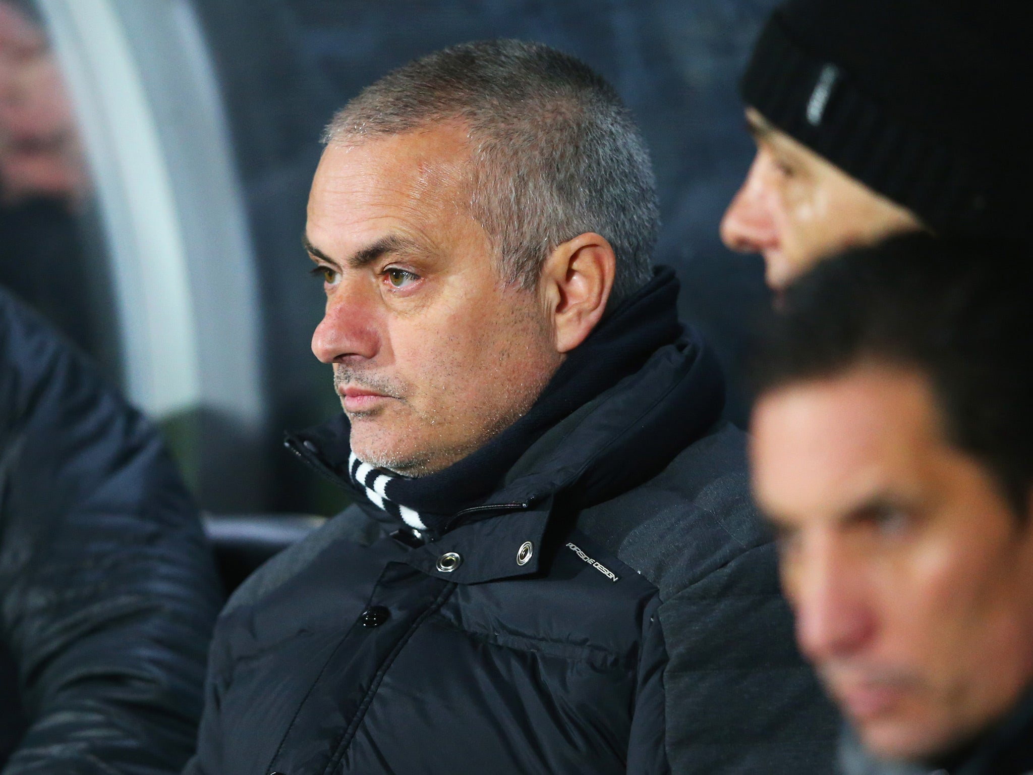 Jose Mourinho appeared frustrated by his side's complacent first-half performance