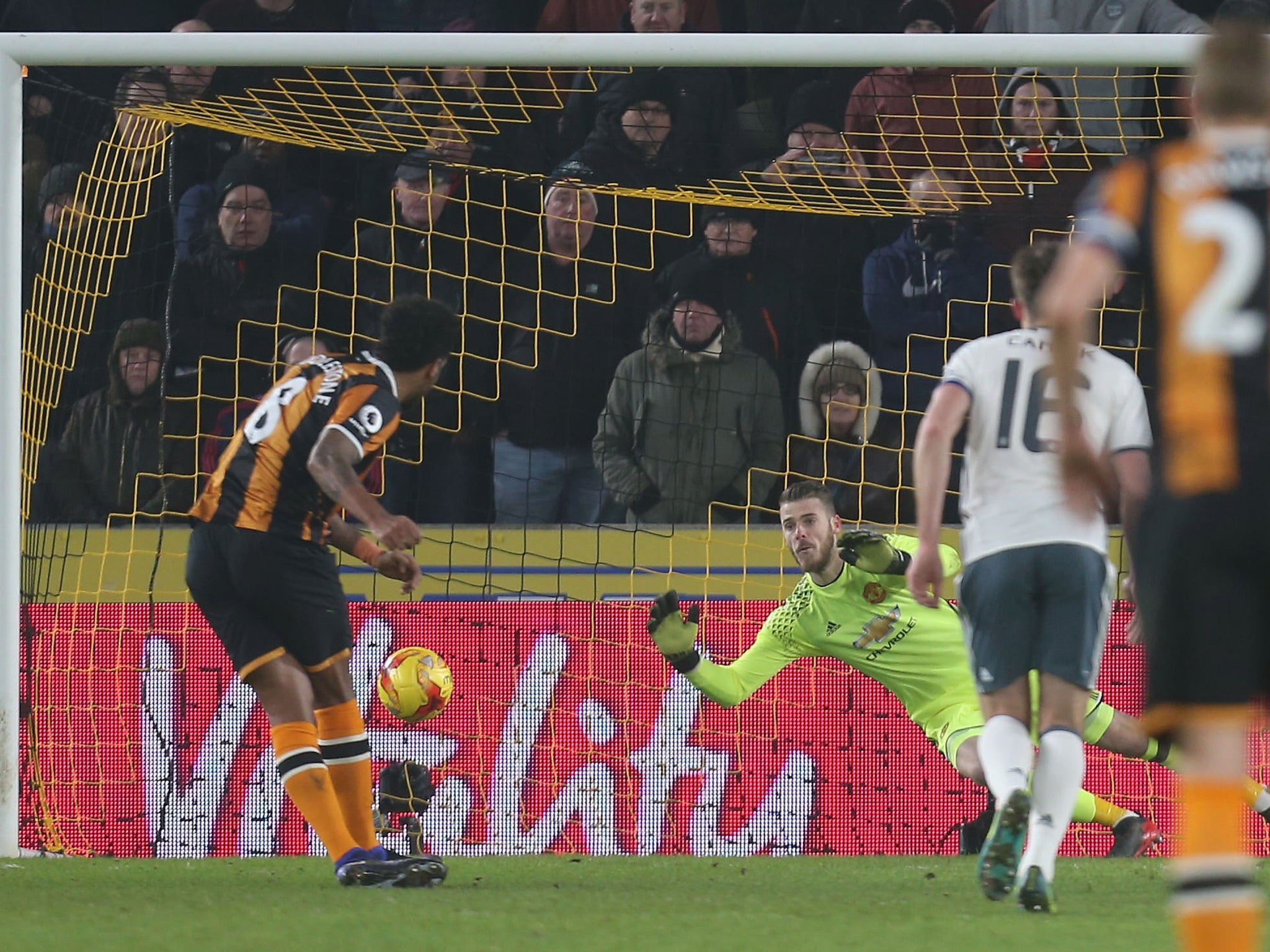 Tom Huddlestone converted a controversial spot-kick to put the hosts ahead on the night