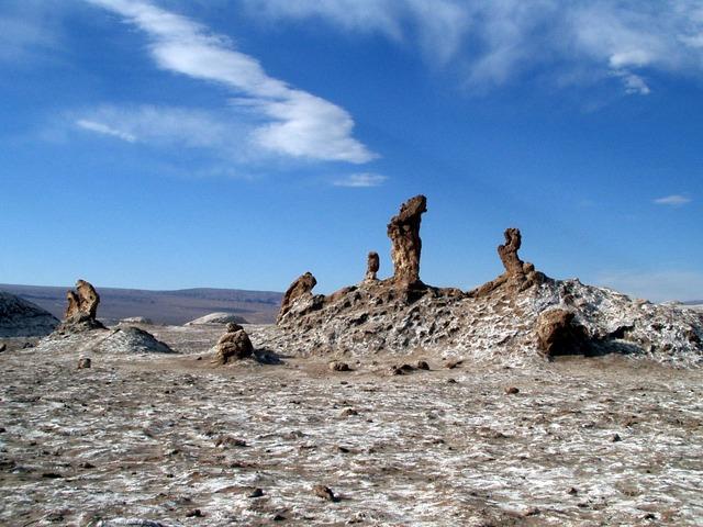 The Atacama has a strange, lunar landscape in some areas (Pixabay)
