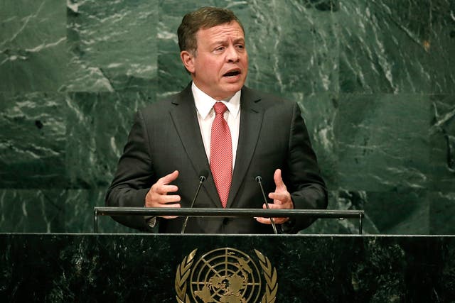 King Abdullah II of Jordan addresses the United Nations General Assembly
