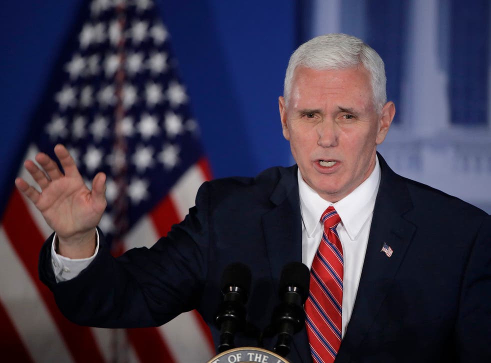 Vice President Mike Pence speaks at the Republican congressional retreat in Philadelphia