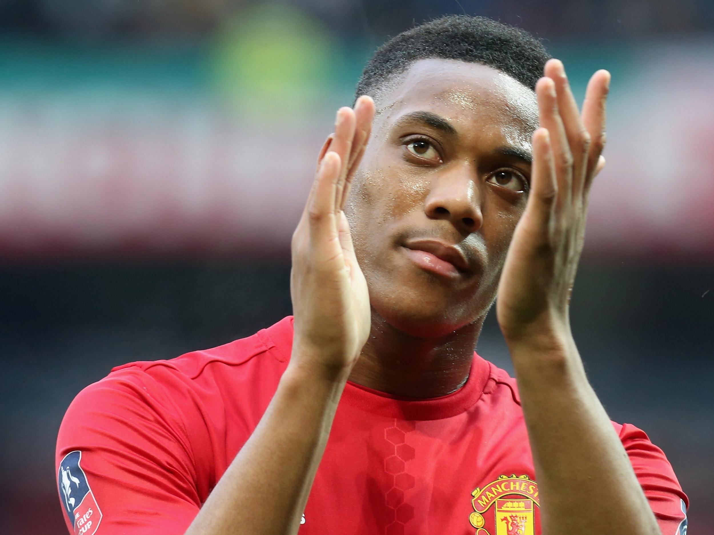 Martial has only managed six goals so far this season