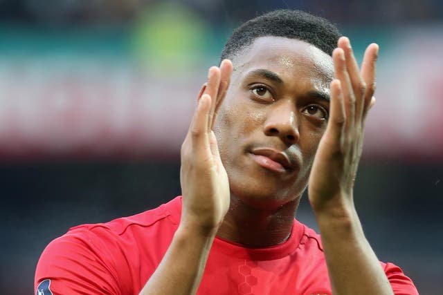 Martial has only managed six goals so far this season