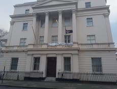 Squatters takeover £15m London mansion owned by Russian billionaire