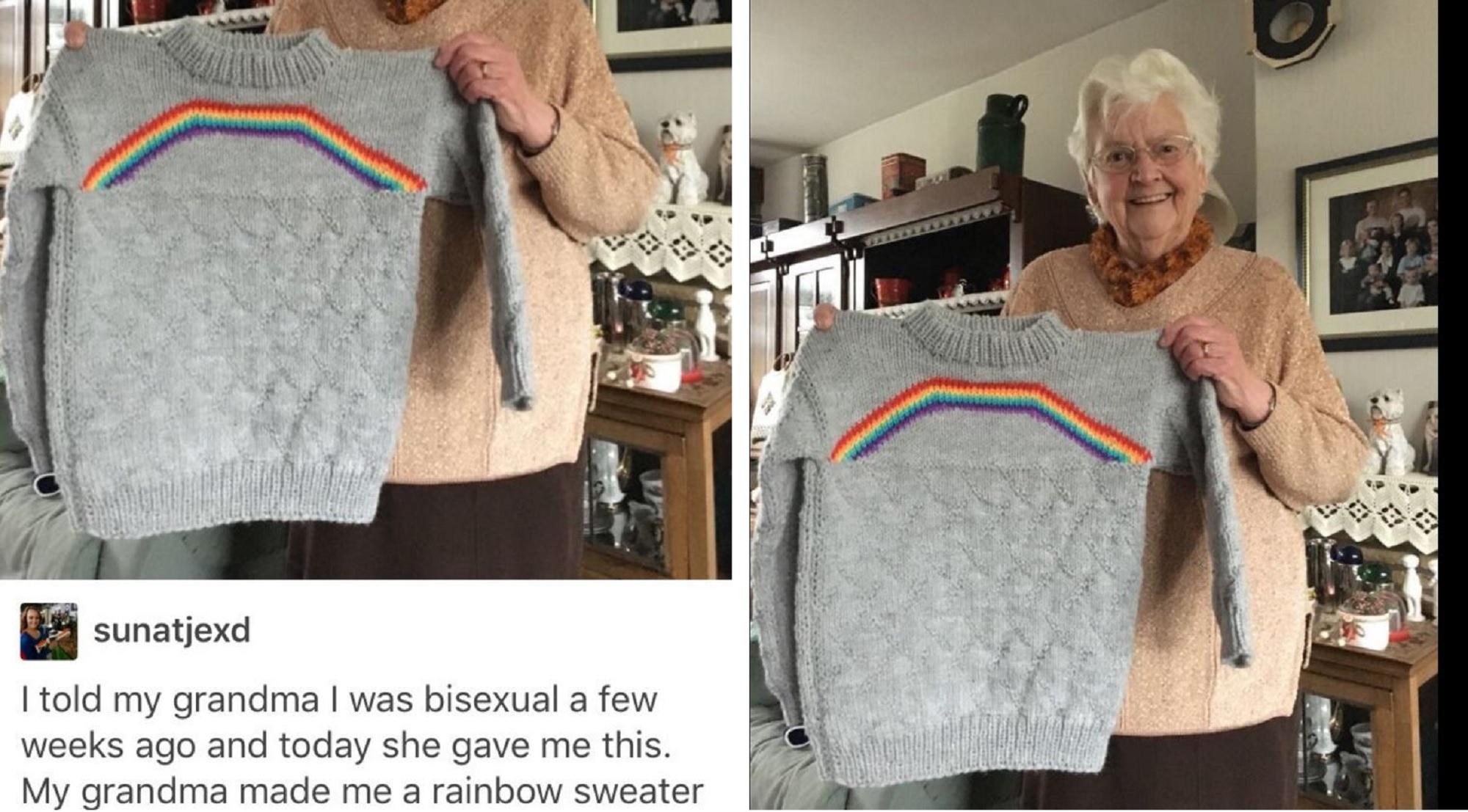 This grandma's reaction to her granddaughter coming out is just perfect ...