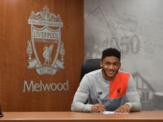 Gomez signs new five-year contract with Liverpool