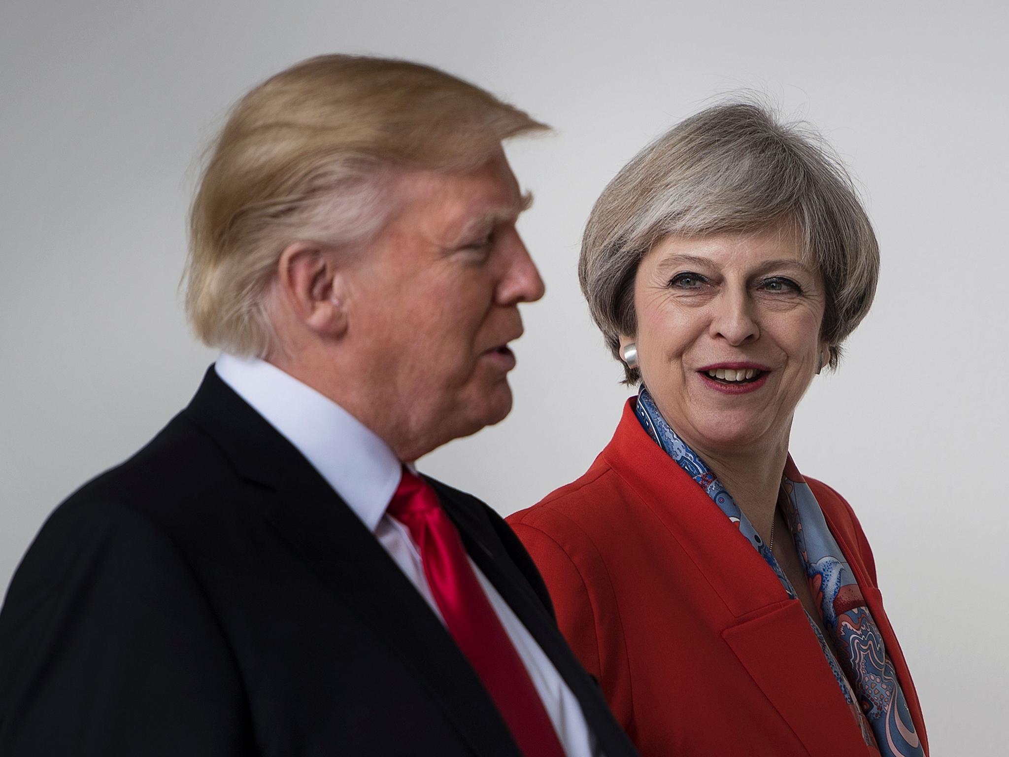 Donald Trump And Theresa May Agree Immediate Talks On Post Brexit Trade Deal The Independent 7274