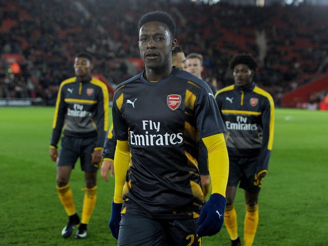 Danny Welbeck was back in action for Arsenal - but will be looked after