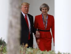 Theresa May 'very happy' to invite Donald Trump on state visit to UK