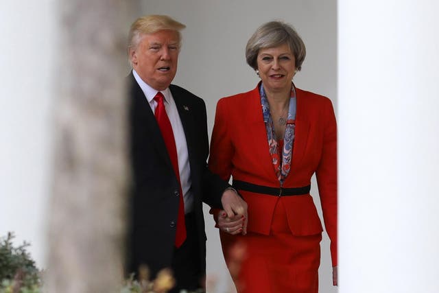 Donald Trump and Theresa May met in Washington last week
