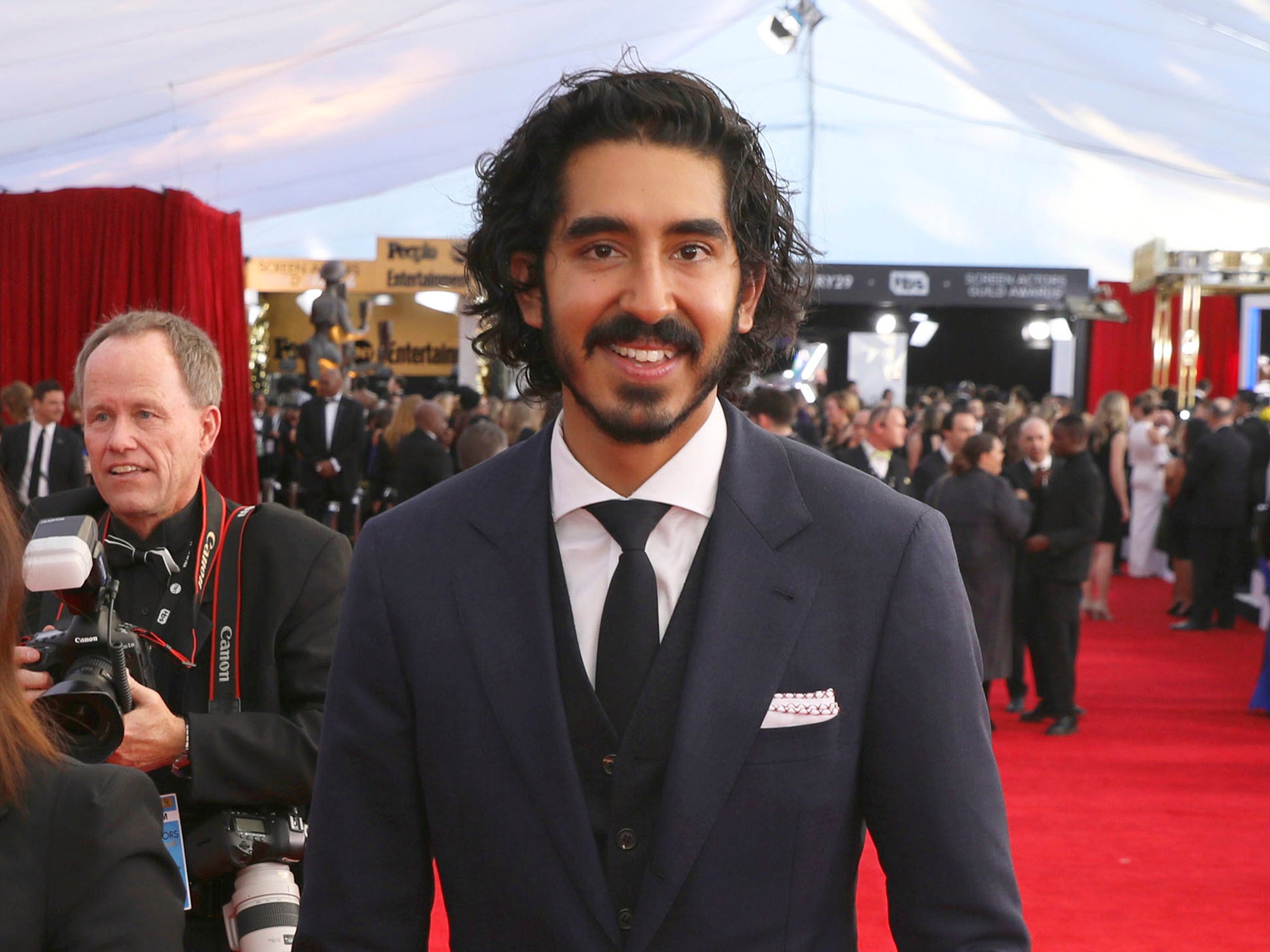 Dev Patel arrives at the 23rd annual Screen Actors Guild Awards at the Shrine Auditorium & Expo Hall on Sunday January 29 2017 in Los Angeles
