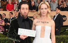 Simon Helberg makes red carpet stand against Donald Trump's travel ban