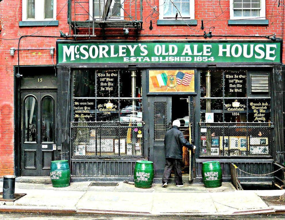 McSorley’s, once a men’s only bar, finally opened its doors to female patrons in 1970