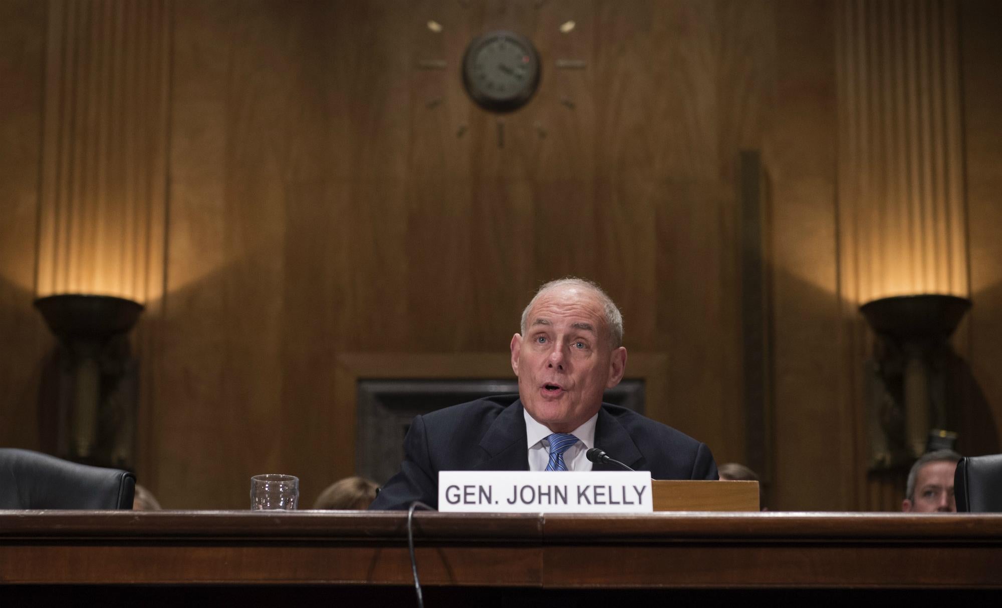 Trump nominated Kelly to become head the Department of Homeland Security, a cabinet-level position