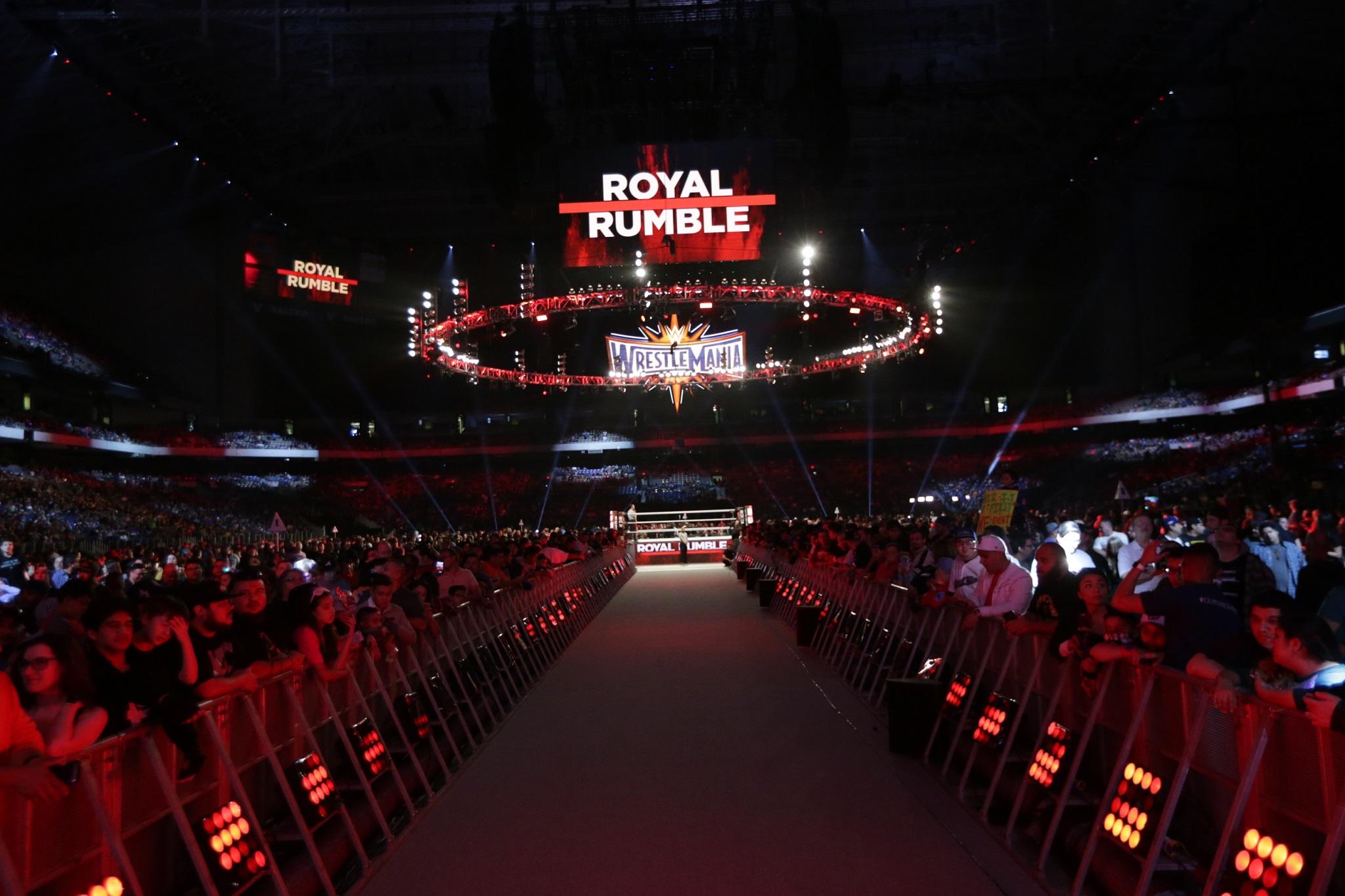 The Greatest Royal Rumble is a take on one of the WWE's flagship events