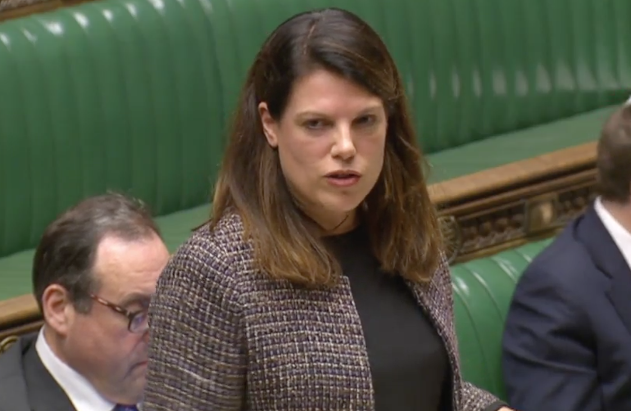 DWP minister Caroline Nokes defended the closures