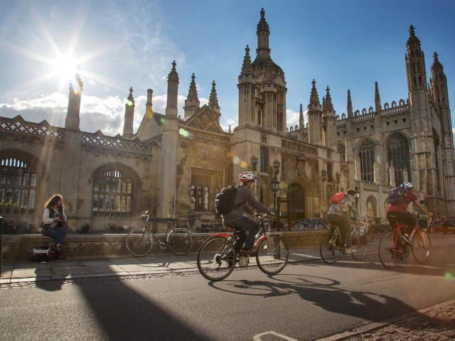 Students at Cambridge have been advised not to wear academic gowns at several points in history, following century-old divisions between 'town and gown'