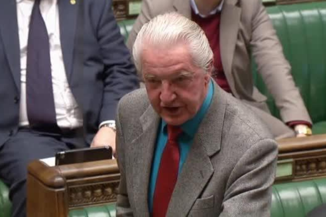 Dennis Skinner tore into the Government's approach to Donald Trump