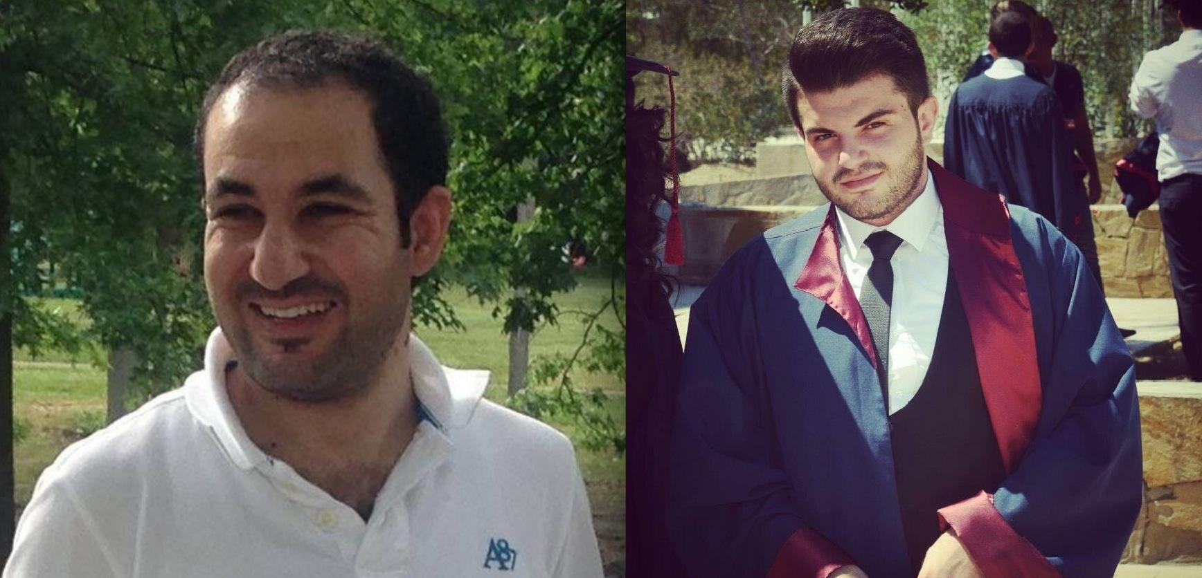 Amer Doko (L) and Alaa Alsabeh (R) have both been affected by the new restrictions on Syrians living and studying in the US