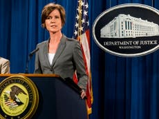 Trump fired acting Attorney General after she defied refugee ban order