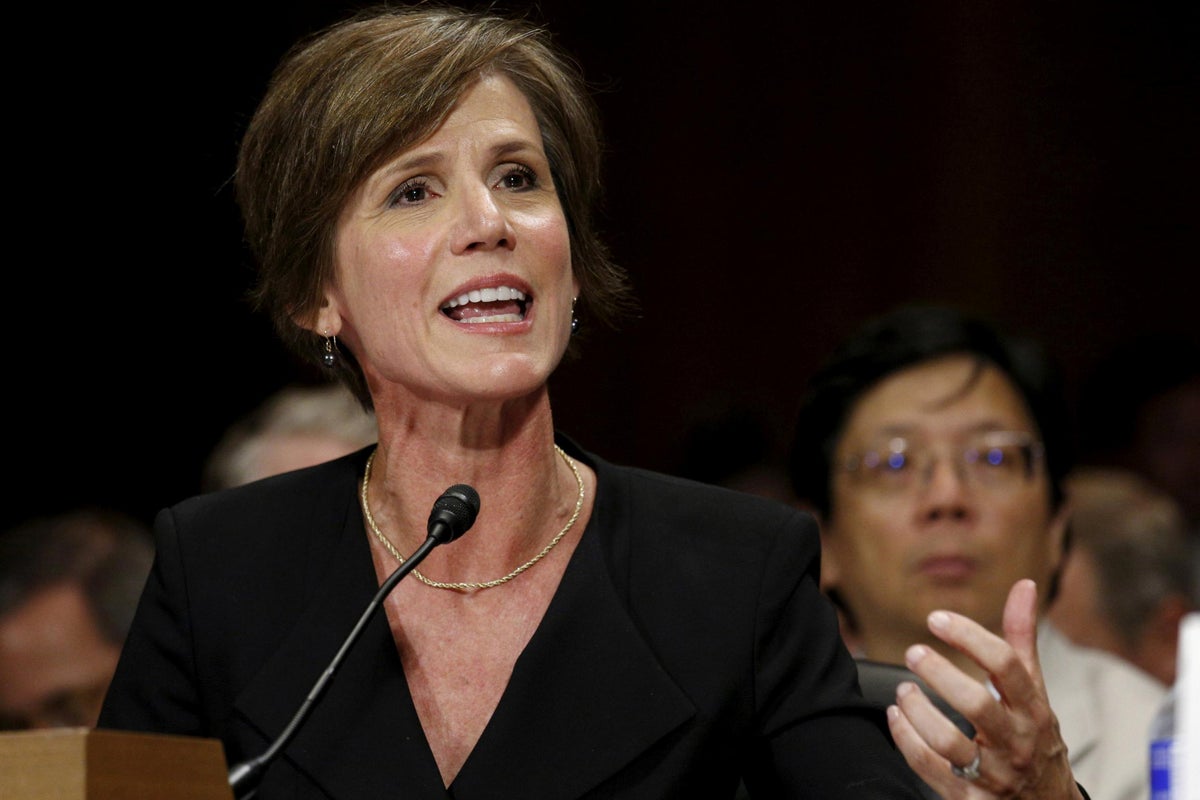 Sally Yates was urged to remain independent of President - by Donald ...