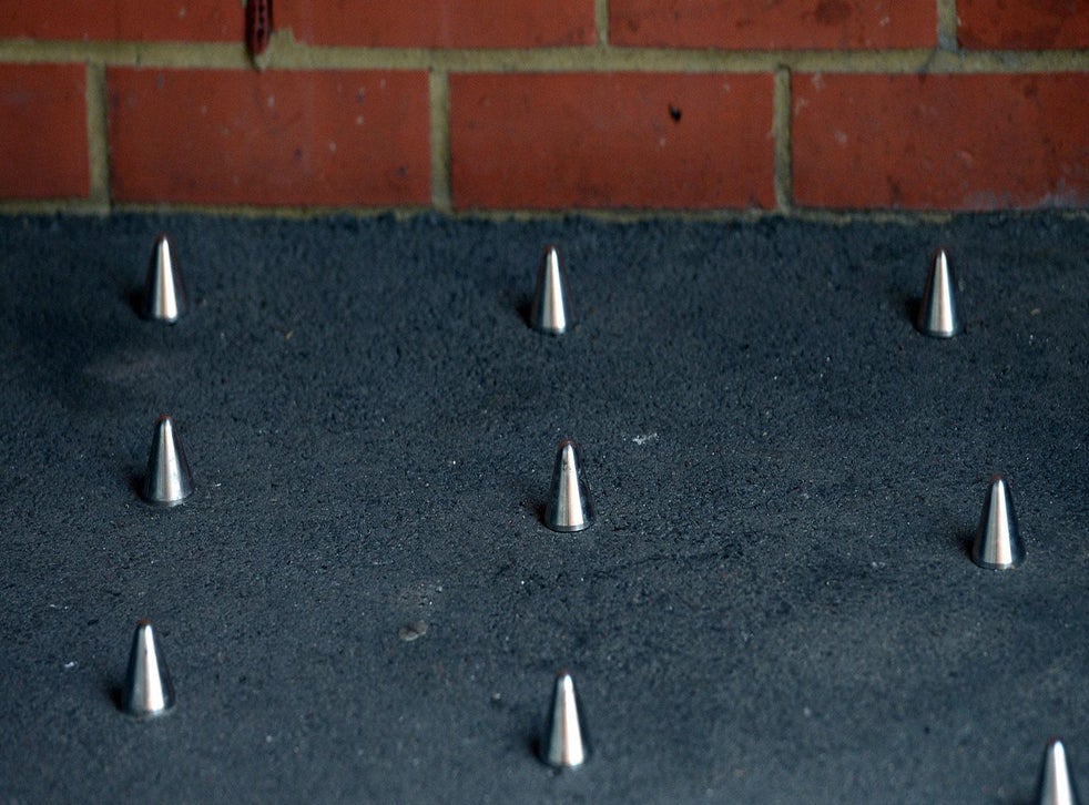 ‘Anti-homeless’ spikes removed in Manchester after locals kept covering ...