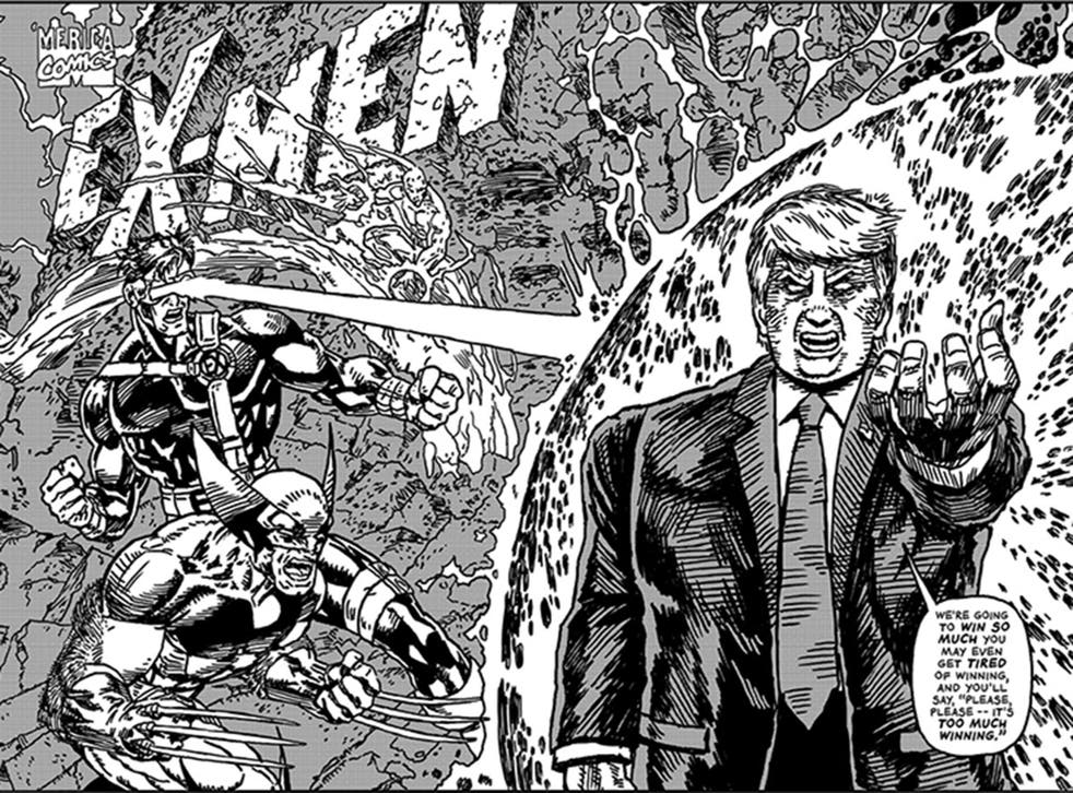 President evil: the new Commander in Chief spouts bombast that even the most trashy comic-book hack might balk at putting into the mouth of a made-up bad guy
