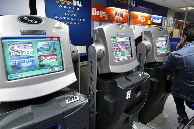Fixed odds betting terminals at William Hill where betting shop revenues have been sluggish