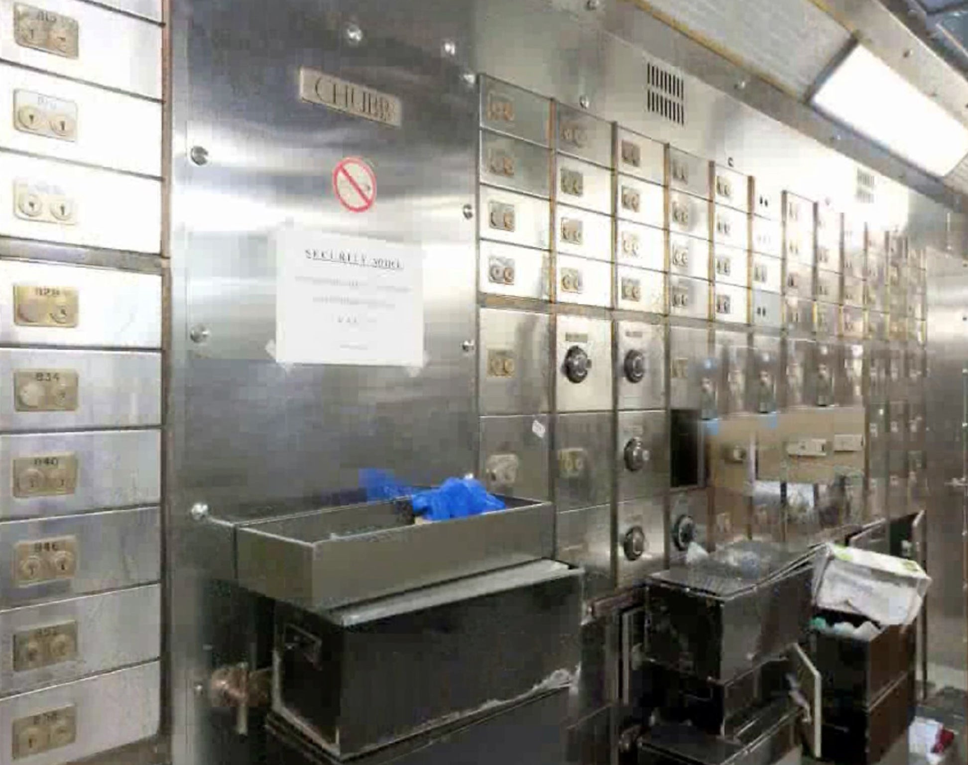 Hatton Garden heist: Inside the vaults showing the raided safe deposit boxes