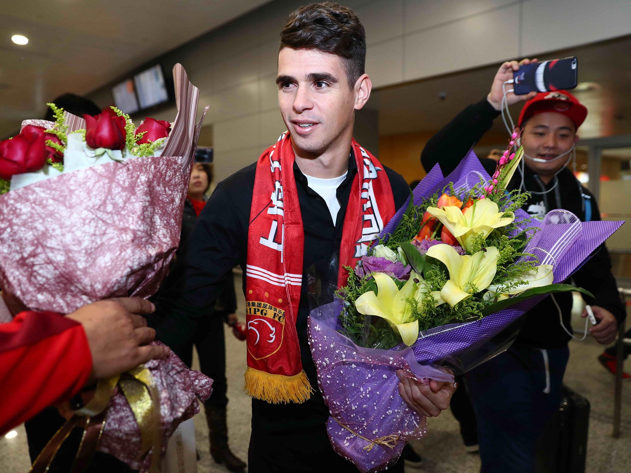 Oscar's £60m move to Chinese side Shanghai SIPG helped Premier League clubs make more than they spent